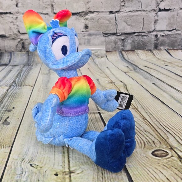 Disney Pride Plush Donald & Daisy Duck 10" Rainbow Collection NEW w/ Tags - Picture 7 of 9